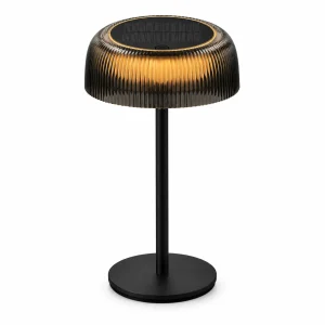 Black Solar Table Lamp Nordic IP44 LEVIN
