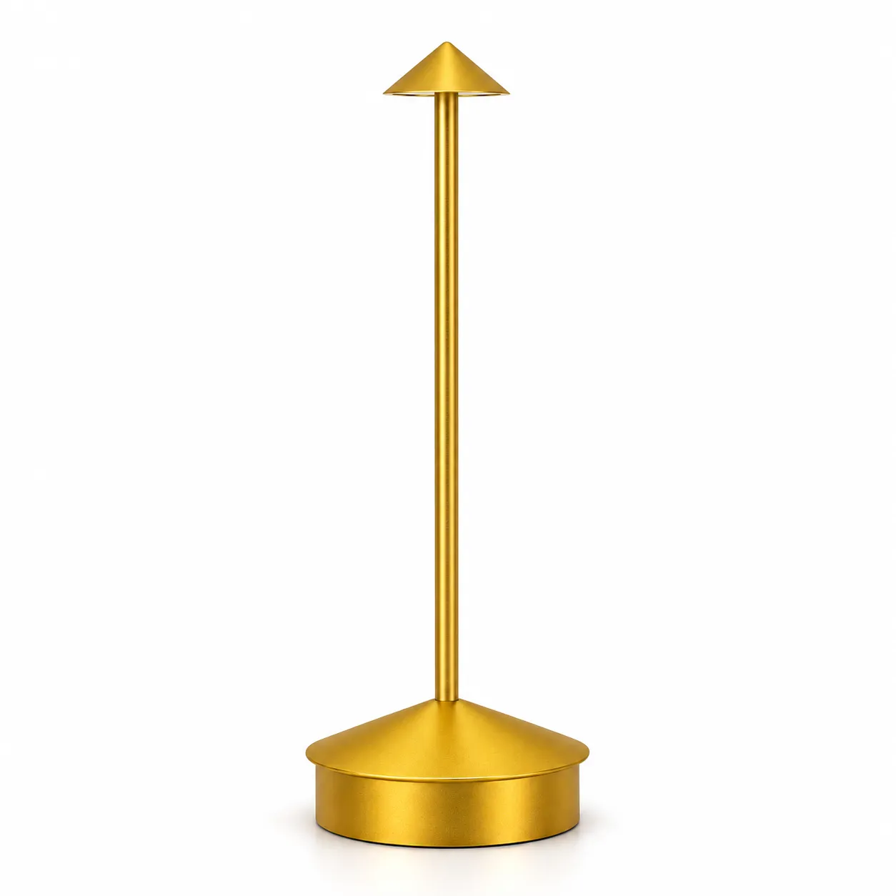 LEVIN Cone Gold Rechargeable Table Lamp