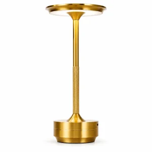 Gold Disc Table Lamp