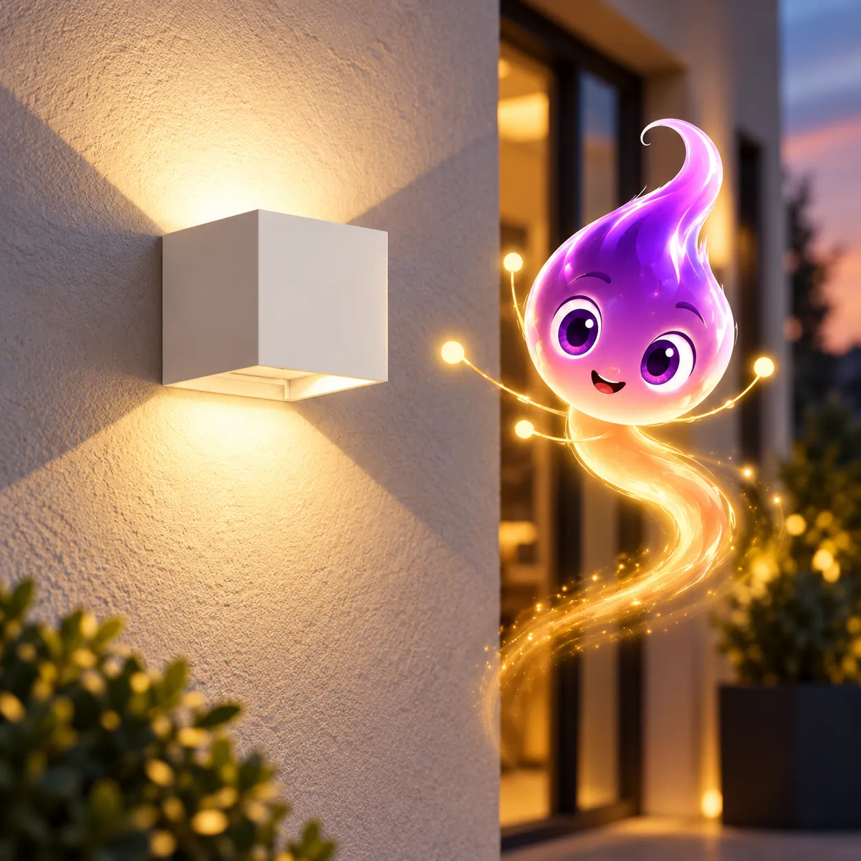 Hourglass Wall Light