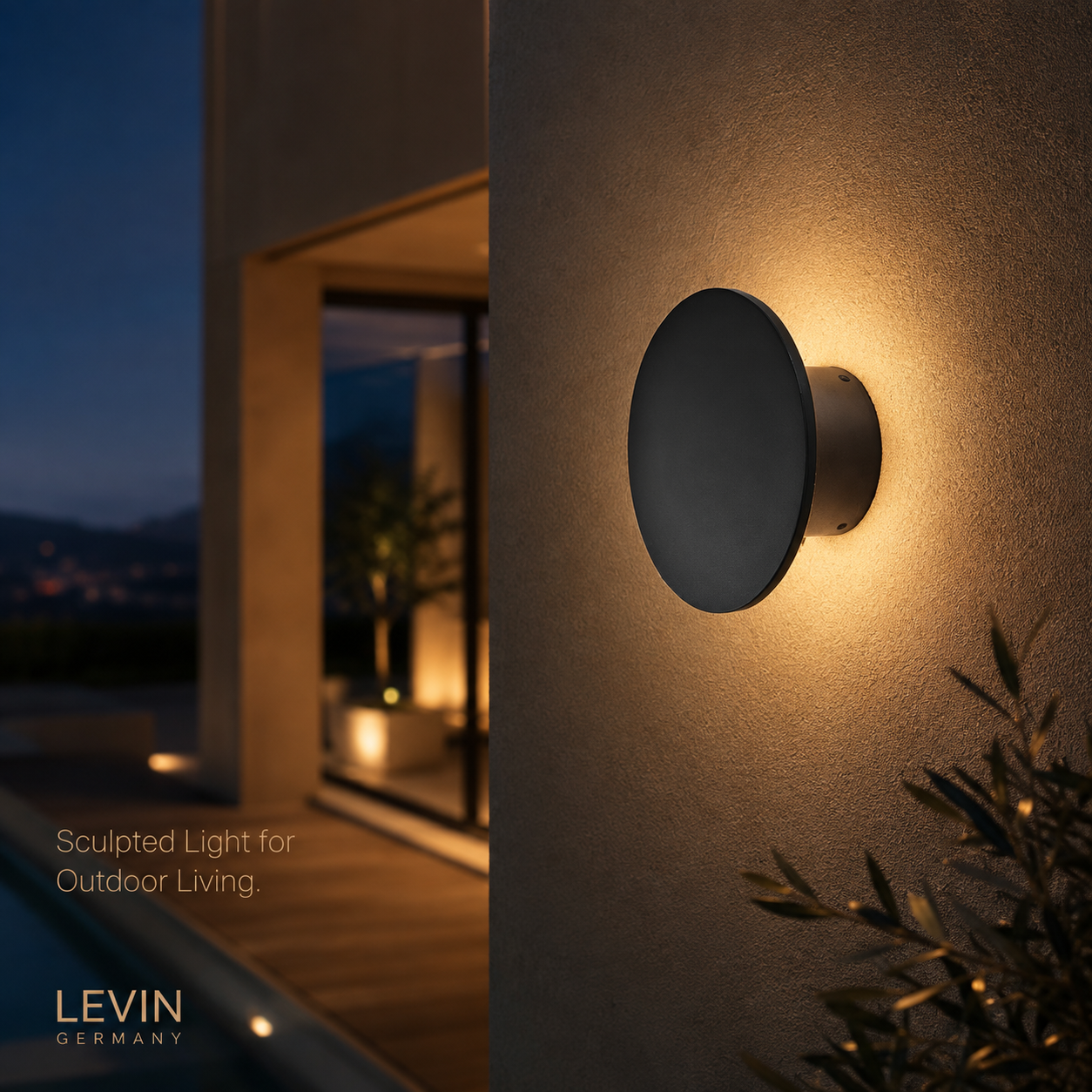 Levin Backlit Wall Light 12W IP65