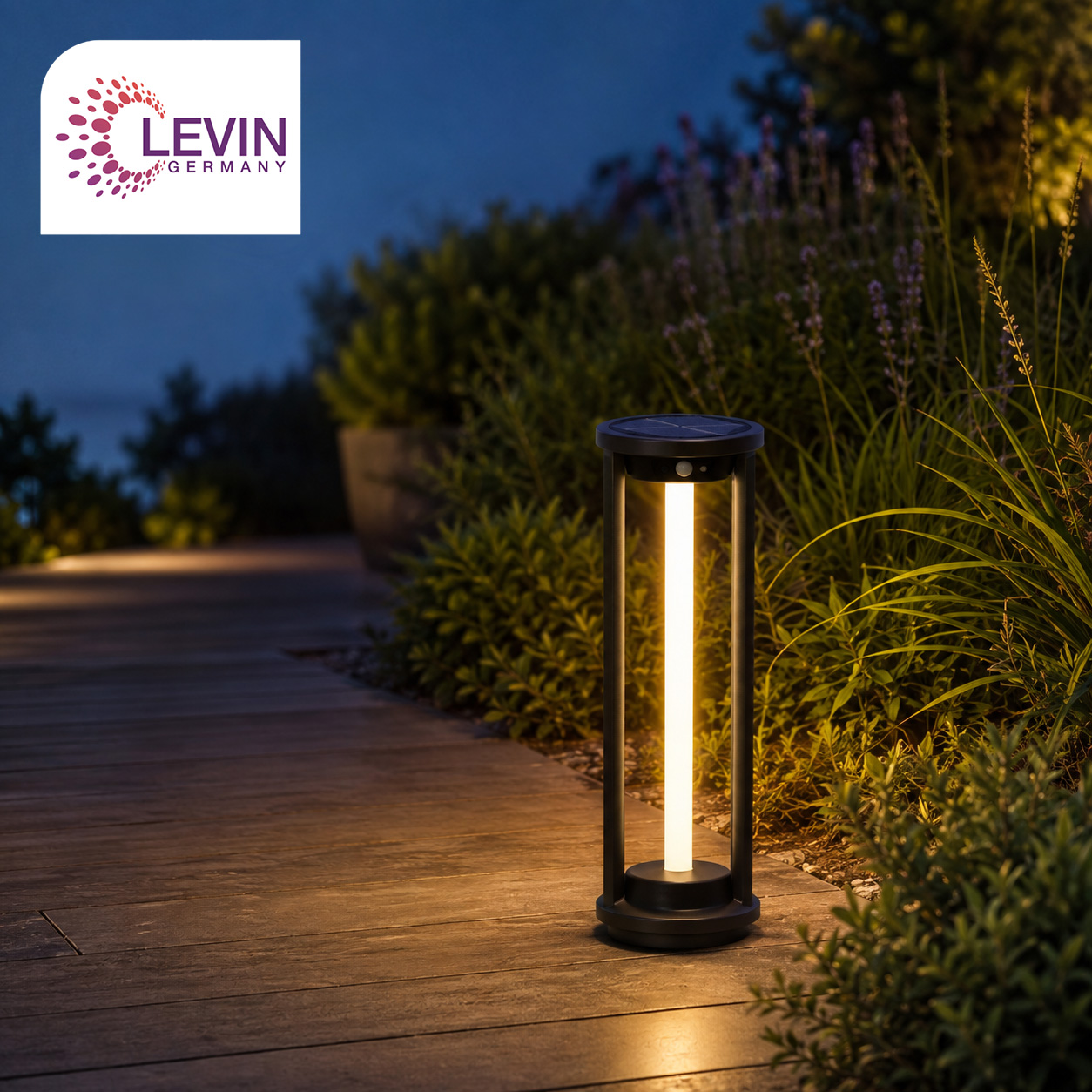Levin Solar Outdoor Lantern 2W IP65
