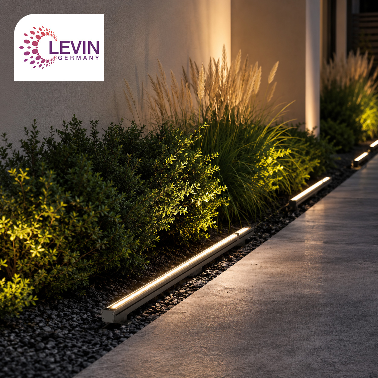 Levin 24W Linear Outdoor Light Code 2152