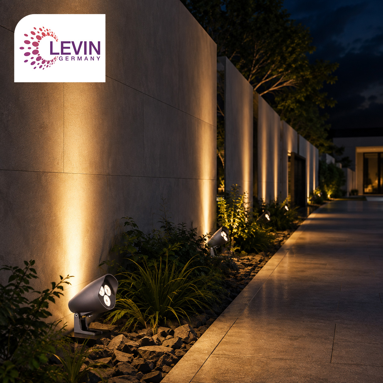 Levin Compact Hooded Spotlight IP65