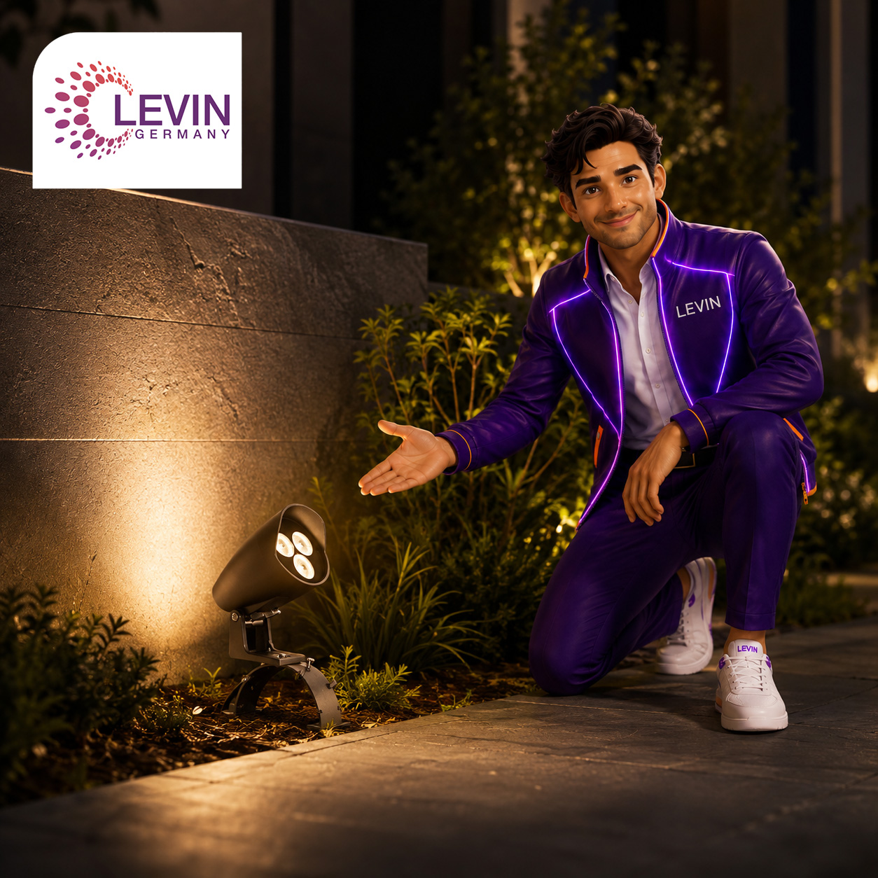 Levin 3W Landscape Spotlight Code 2174