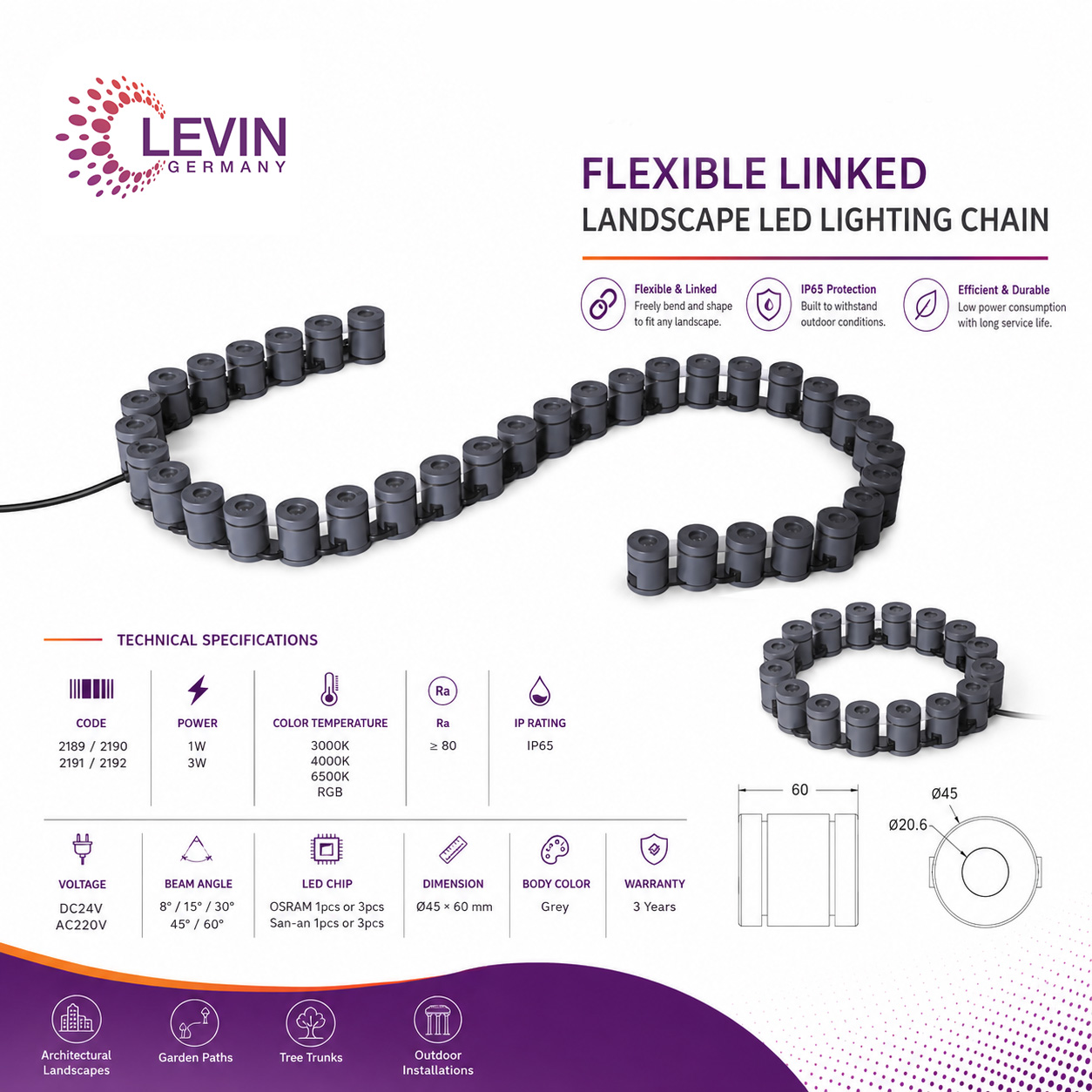 Levin 3W Modular Landscape Light Code 2191