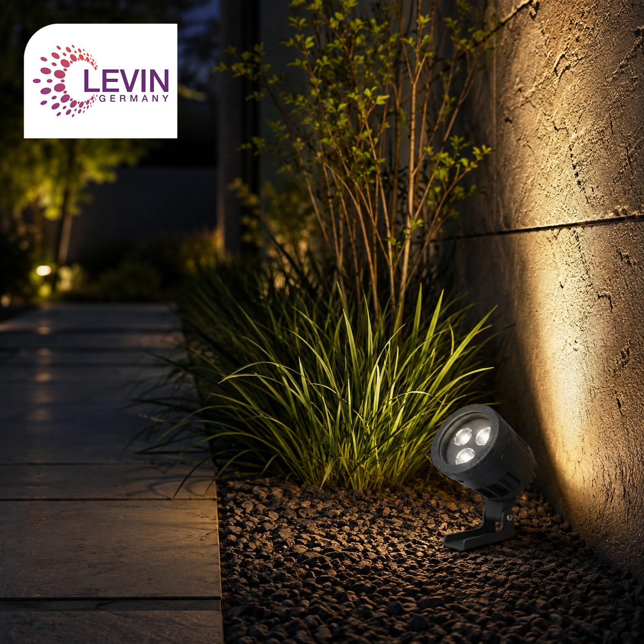 Levin Outdoor Spotlight with OSRAM LED Chips