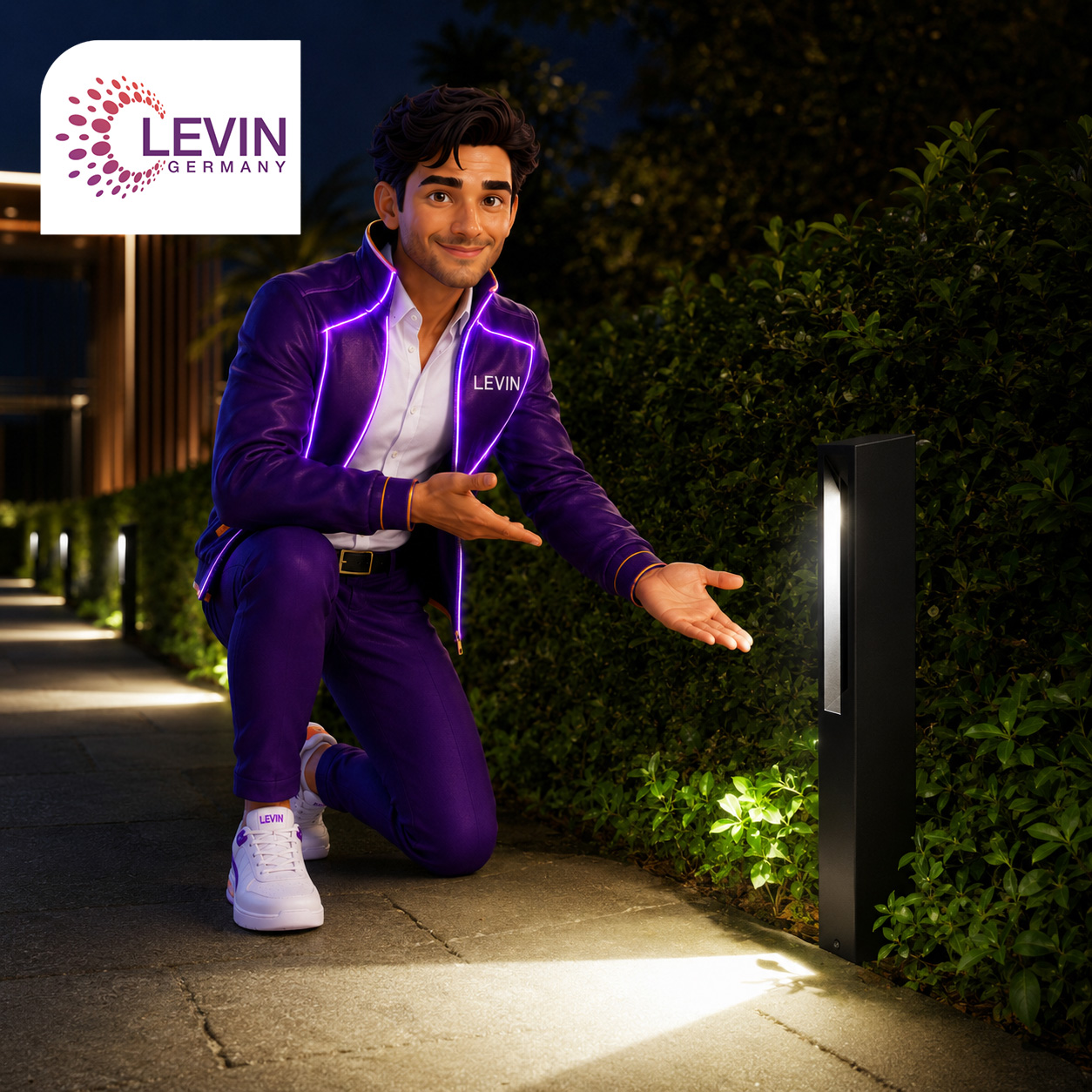 Levin Front Beam Outdoor Path Light