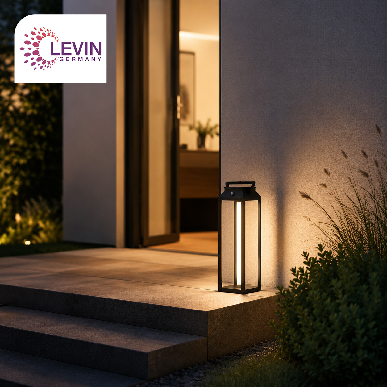 Levin Solar Lantern with 3000K and 6000K Options